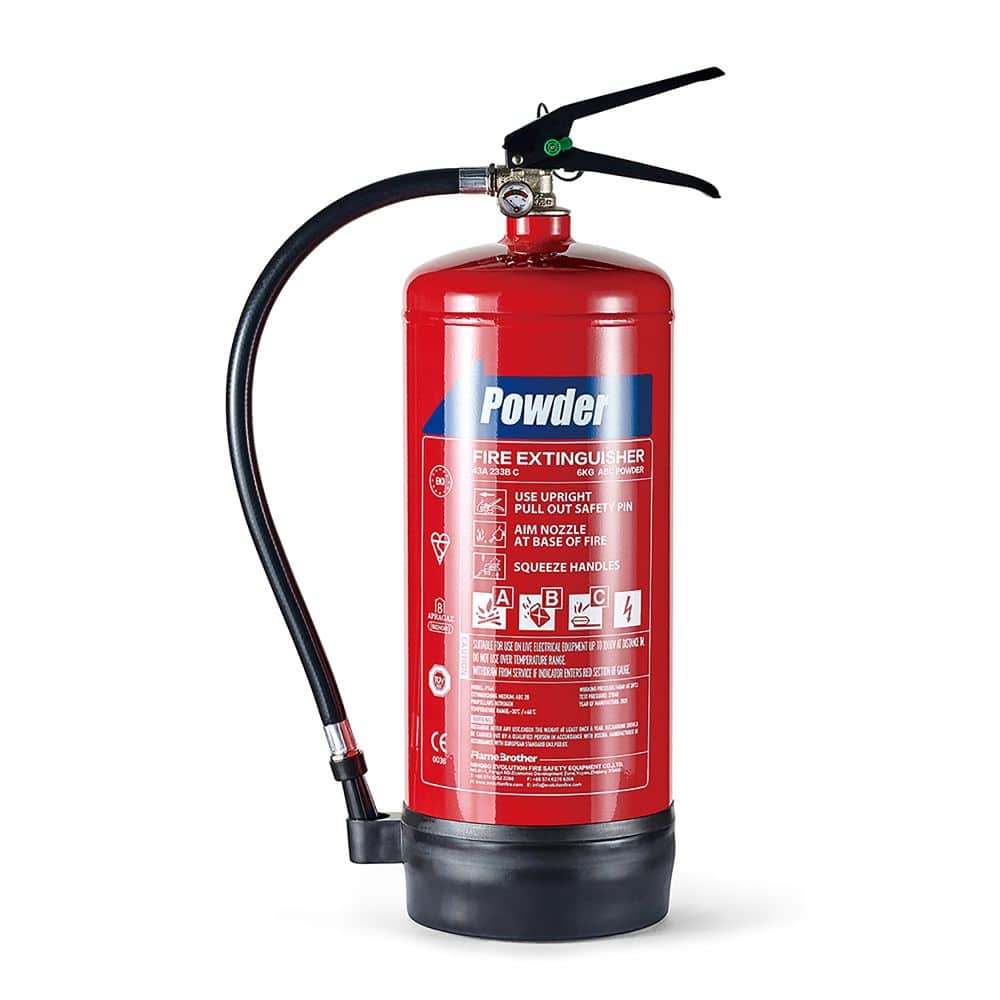 powder fire extinguishers