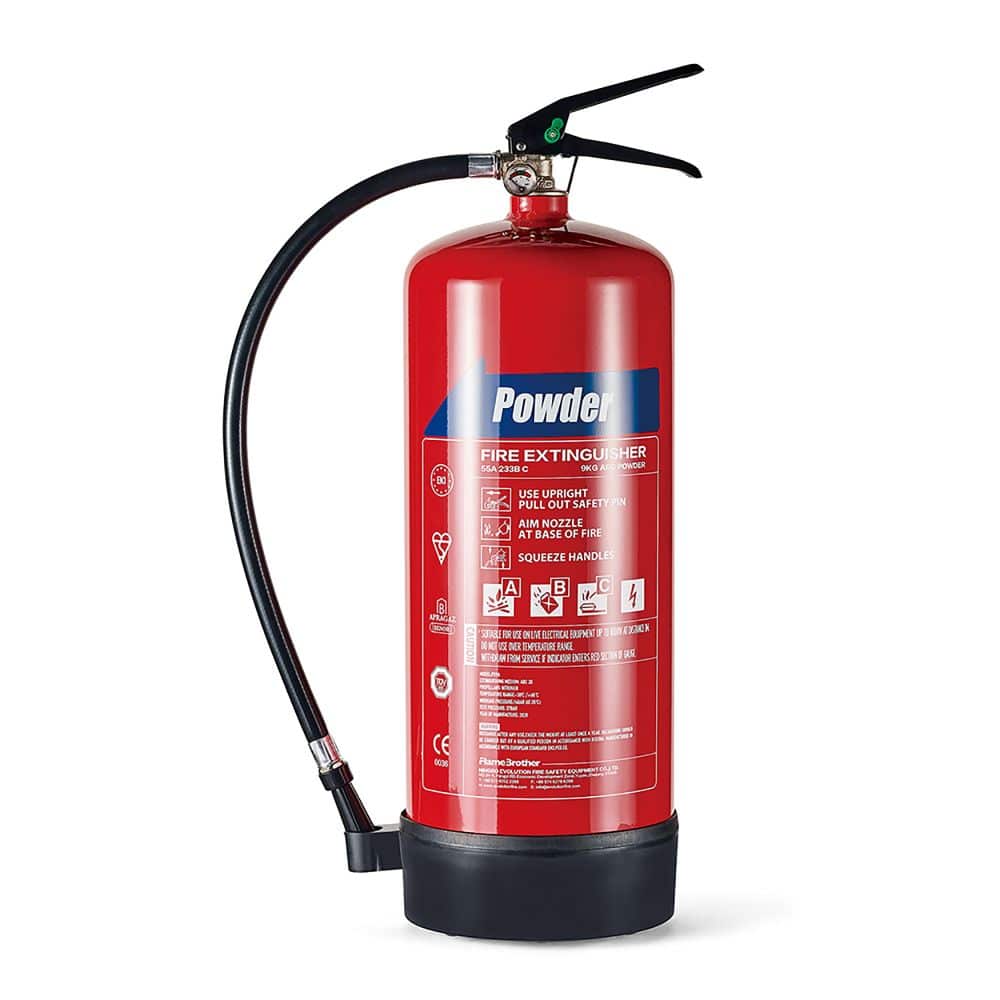 powder fire extinguishers